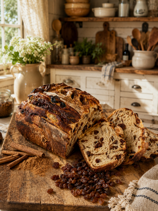 Cinnamon Raisin Sourdough Loaf