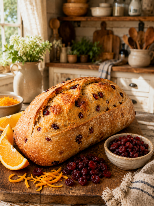 Cranberry Orange Sourdough Loaf