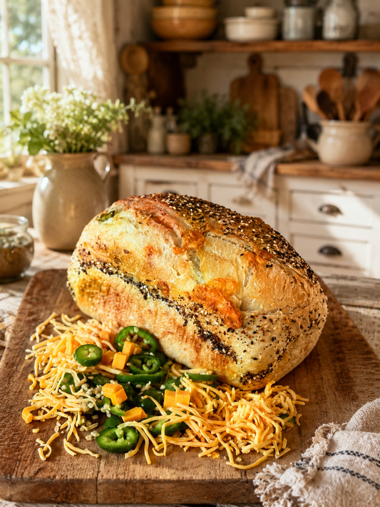 Jalapeño & Cheddar Sourdough Loaf