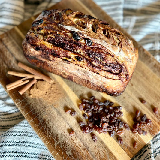 Cinnamon Raisin Sourdough Loaf