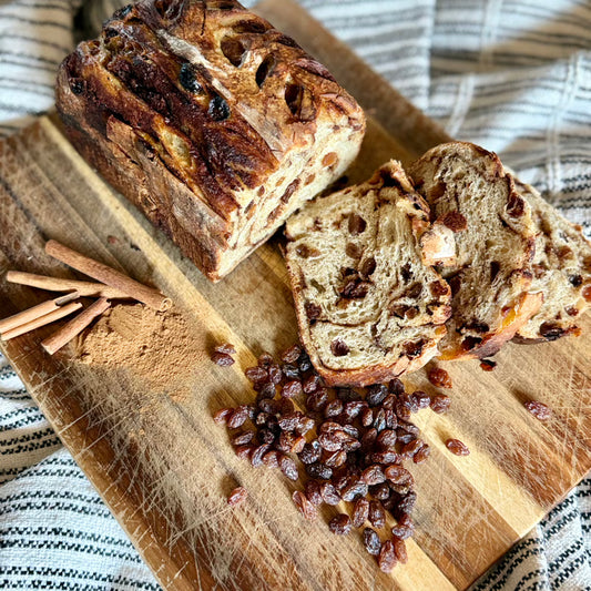 Cinnamon Raisin Sourdough Loaf